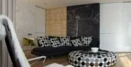Фото гостиной в скандинавском стиле 22 м