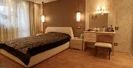 Спальная комната в современном стиле 14 м