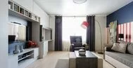 Фото гостиной в современном стиле 16 м