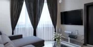 Фото гостиной в современном стиле 18 м
