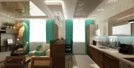 Фото гостиной в современном стиле 18 м