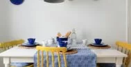 Фото гостиной-кухни в современном стиле 18 м
