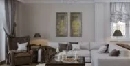 Фото гостиной в классическом стиле 20 м