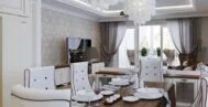 Фото гостиной в классическом стиле 20 м