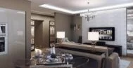 Фото гостиной в классическом стиле 25 м