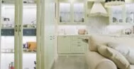 Фото гостиной-кухни в современном стиле 20 м