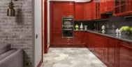 Фото гостиной-кухни в современном стиле 22 м