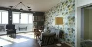Фото гостиной в современном стиле 22 м