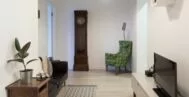 Фото гостиной-кухни в современном стиле 20 м