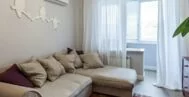 Фото гостиной в современном стиле 18 м