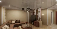 Евроремонт гостиной под ключ на курская