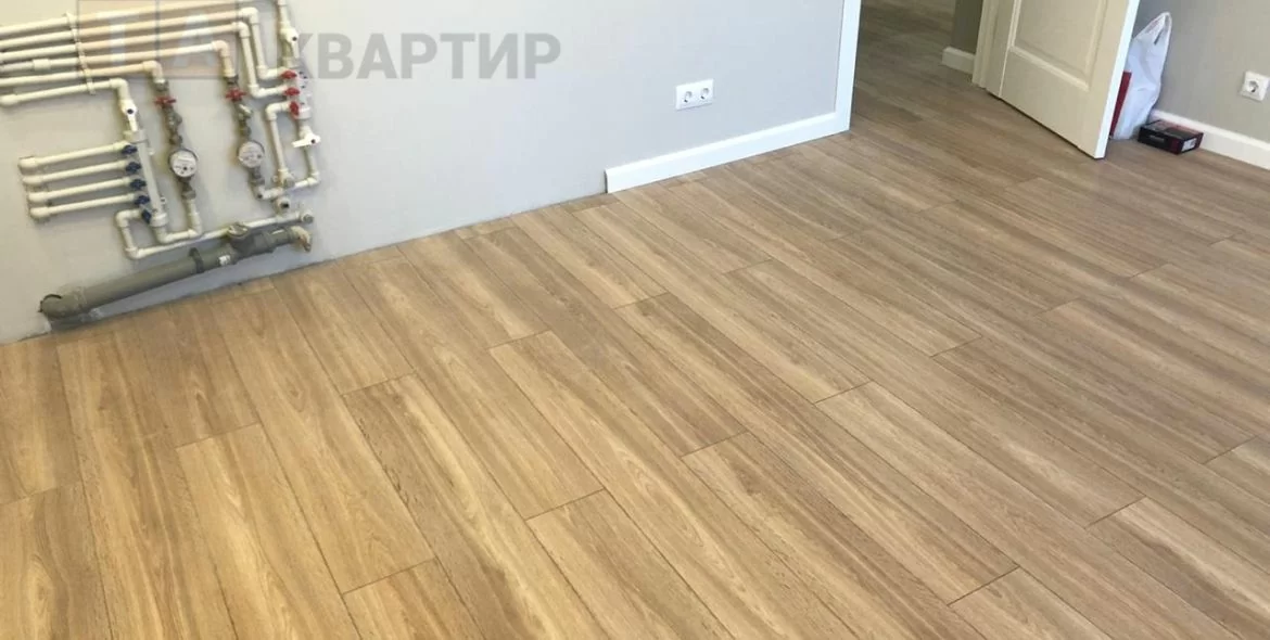 Ремонт кухни, напольное покрытие