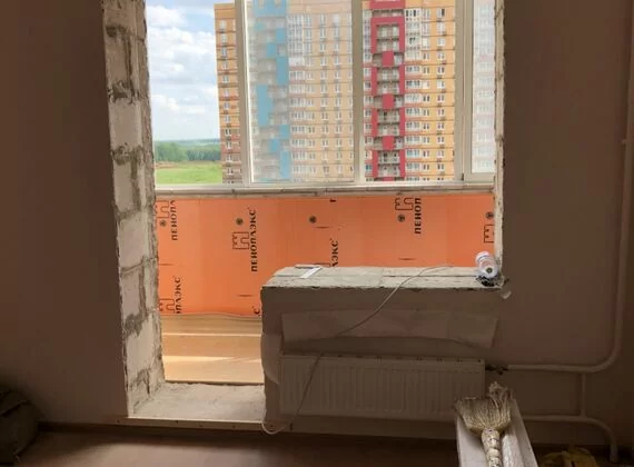 Ремонт после пожара, отъединение комнаты с лоджией