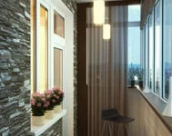 Ремонт балкона в доме корабль