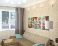 Ремонт гостиной в доме корабль