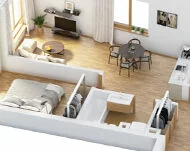 Ремонт 1-комнатной квартиры в сталинке