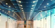 Подвесные потолки из алюминиевых панелей